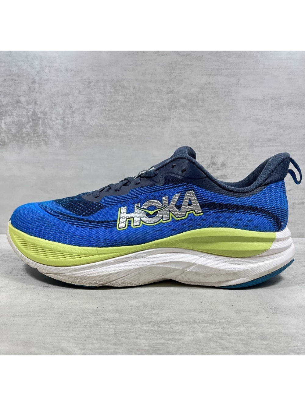 Hoka Skyflow Running Shoes - Men's Size 12 2E Wide - Blue